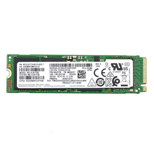 Samsung SSD 1TB - M.2 2280 PCI Express 3x4 NVMe OPAL